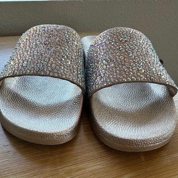 INC Women's Sparkly Rhinestone Sandals/Slides, Wms. Sz. 10, New, Never Worn - Picture 9 of 13